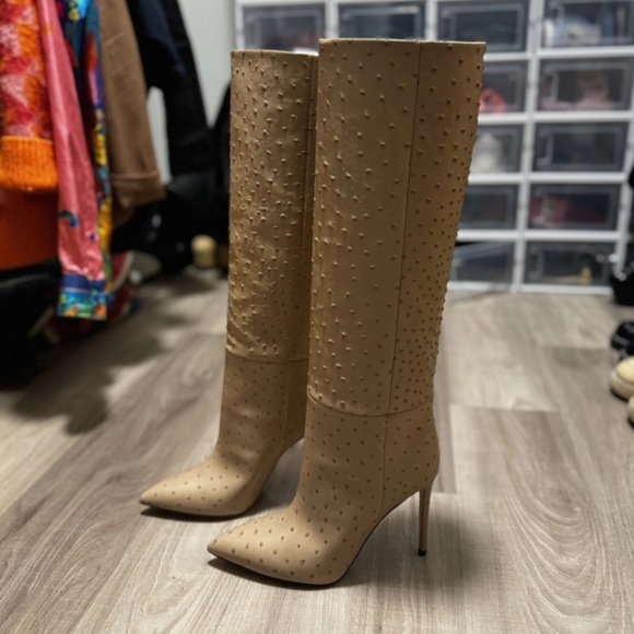 PARIS TEXAS Stiletto 105mm leather boots - Picture 2 of 5